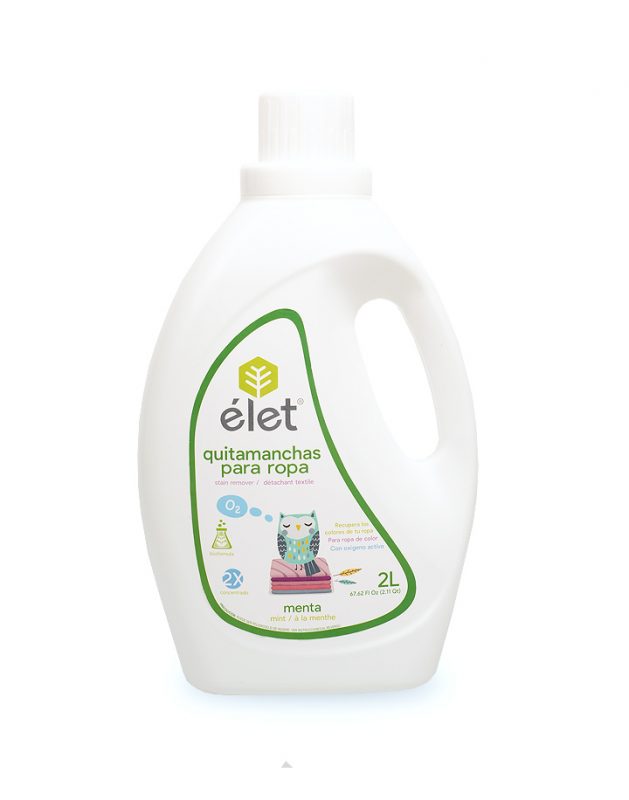 PT208 ÉLET Quitamanchas para Ropa Menta 2L (8pzs)
